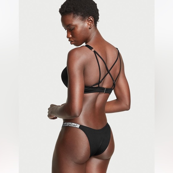 NWT VICTORIA'S SECRET SWIM Set Shine Strap Bombshell Add-2-Cups Push-Up Bikini - Picture 10 of 11